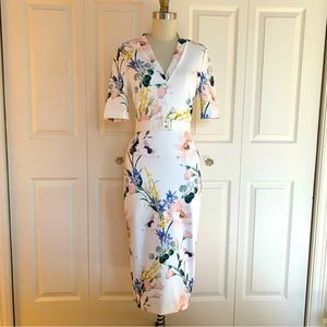 Brand new with tags Ted Baker floral midi dress